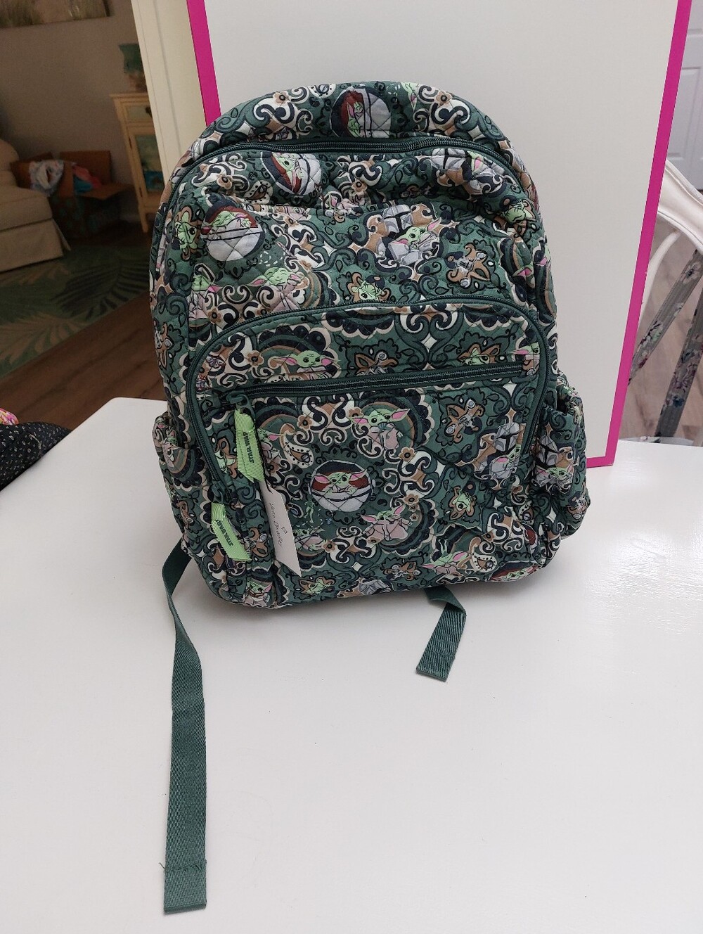 Vera Bradley Star Wars Mandalorian Medallion Campus Backpack NWT
